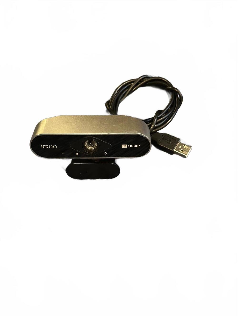IFROO HD 1080P USB Webcam with Clip Mount